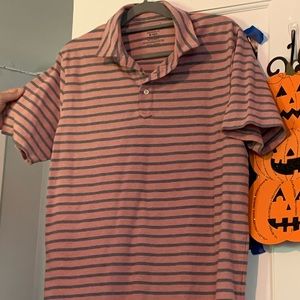 striped polo shirt
